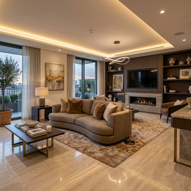 Open Concept Living Area