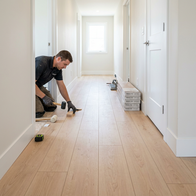 Hallway Laminate Installation